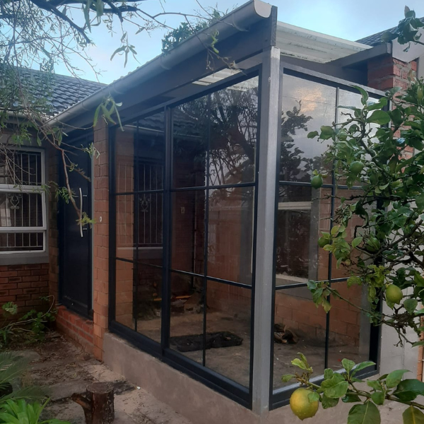 Aluminium & Glass Front Door Encloser Installed by VN Aluminum Aluminium & Glass Front Door Encloser Installed by VN Aluminum